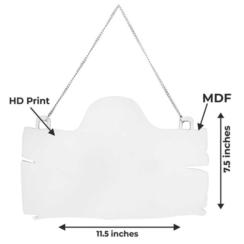 Floral Personalised Couples Wall Hanging - Uncommongifts.in